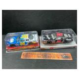 2 die cast cars