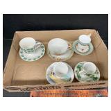 Cups and saucers