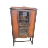 Antique curio cabinet 34*14*61 tall