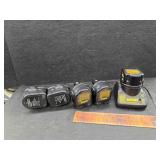 DeWalt batteries and charger powers on