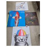 5 art on canvas