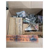 Box of peg hooks