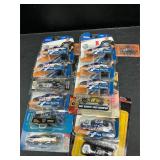 12 die cast cars