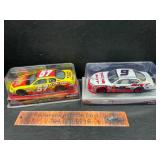 2 die cast cars