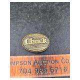 Belt buckle come on Chuck
