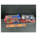2 die cast cars