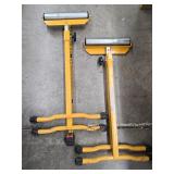 Adjustable roller stands