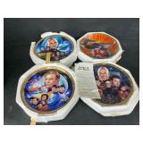 6 Star Trek plates