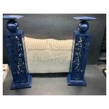 Pillow and candle stands