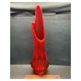 Vintage swung glass vase