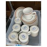 Cups and saucers