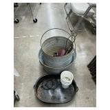Galvanized tubs lot