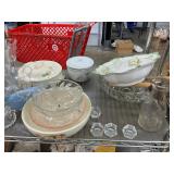 Large lot of glassware
