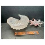 2 pcs of art glass