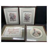 Pictures and needle point
