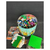 Vintage tin with Legos