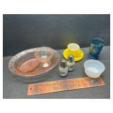 Miscellaneous vintage glassware