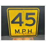 Metal sign