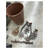 Gas burners and pulley