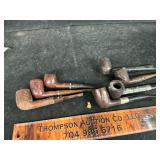 7 vintage pipes
