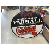 Large metal Farmall sign