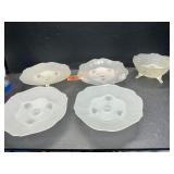 Dishes with legs