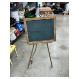 Easel with chalk board