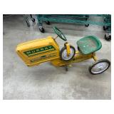 Vintage peddle tractor