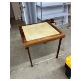 Vintage card table
