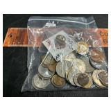 Assorted coins