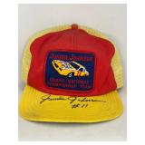 Vintage Junior Johnson autograph trucker hat