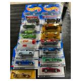 14 Hot wheels