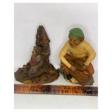 2 tom Clark gnomes