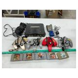 Nintendo 64 game system with games