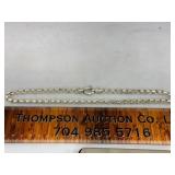 55.7 grams sterling silver chain necklace