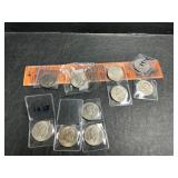 10 Eisenhower dollars