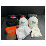 9 hats