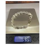 Sterling silver bracelet 9.41 grams