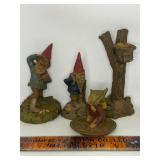 4 tom Clark gnomes