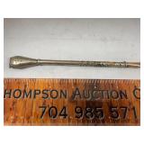 Antique bombilla 800 silver 18k tipped