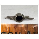 Sterling silver brooch