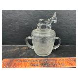 Vintage powder jar