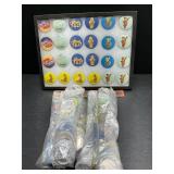 5 packs of Hanna-Barbera pins display not included