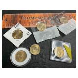Assorted coins