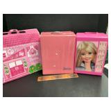 3 Barbie houses