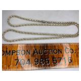 28ï¿½ sterling silver necklace 36.47 grams
