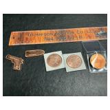5 Troy ounces of cooper