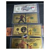 Miscellaneous bills and coin