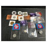 Assorted foreign coins