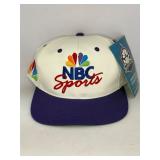 Vintage NBC sports hat with tags